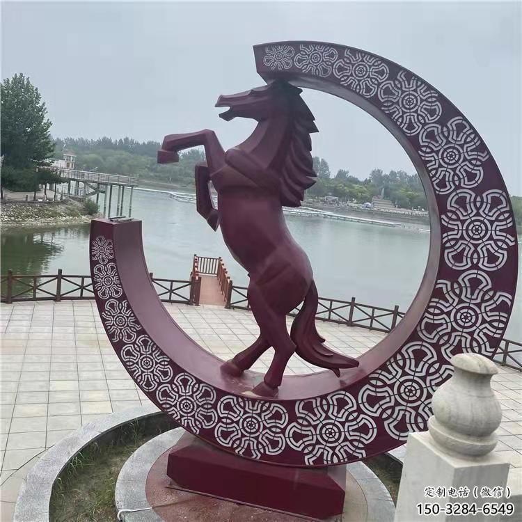 宣傳主題雕塑廠家，藝術形象標識，地標美陳雕塑