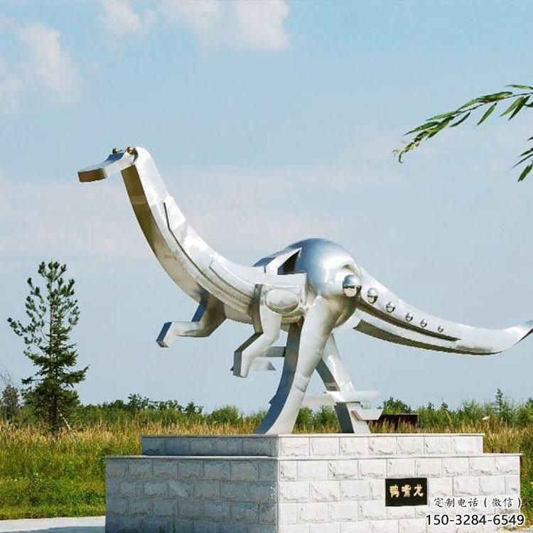 恐龍雕塑標準，廣場雕塑，鏡面恐龍雕塑廠家