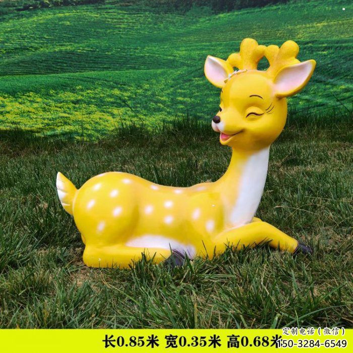 小鹿雕塑精選，戶外雕塑，景觀卡通小鹿雕塑優(yōu)價