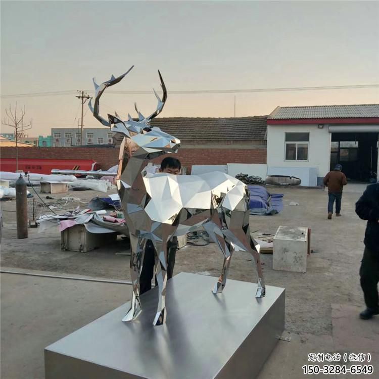小鹿雕塑供求，景觀雕塑，切面小鹿雕塑制造商