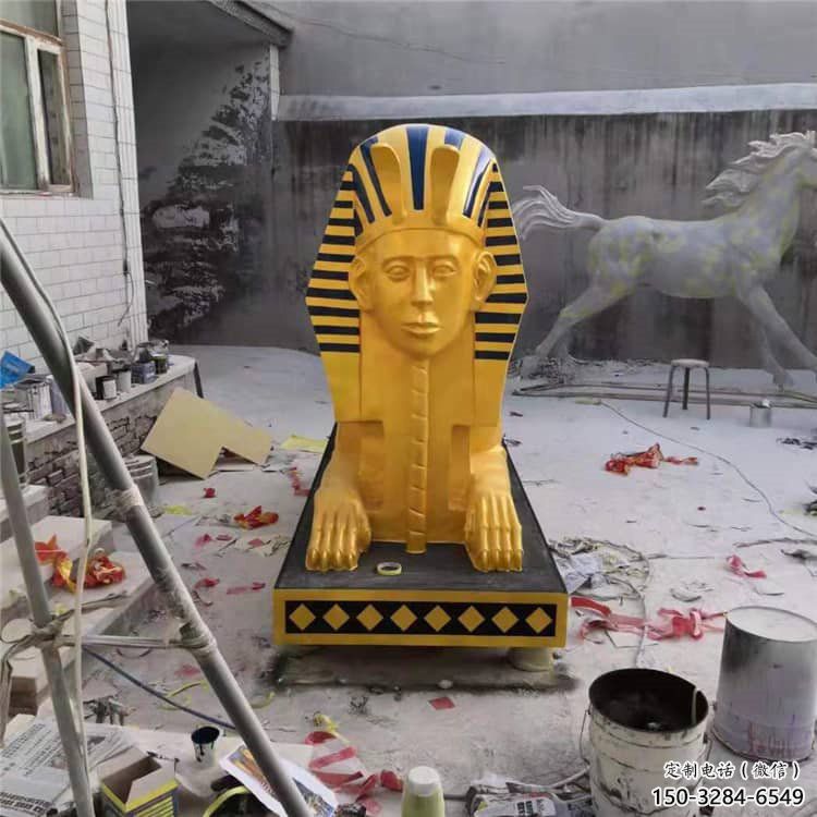 仿真獅子雕塑制作，陸地擺件，獅子人獸雕塑制造商