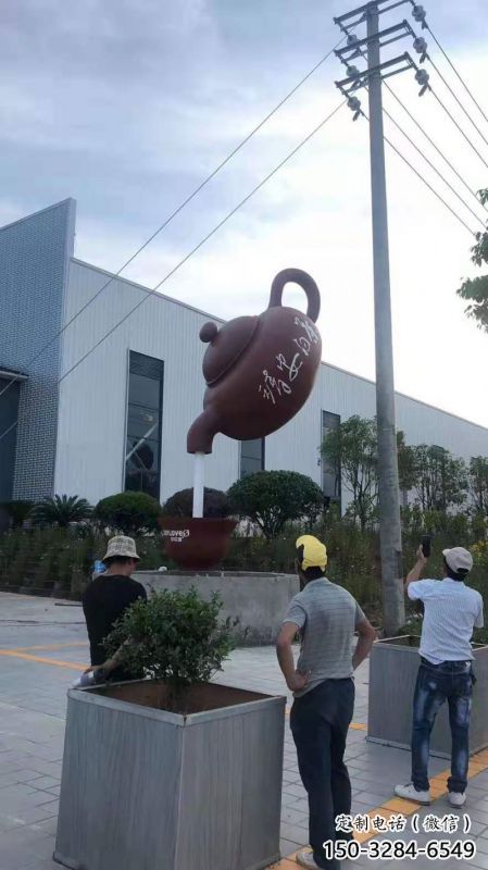 風景區(qū)天壺擺件雕塑-園林裝飾-標示天壺雕塑工廠