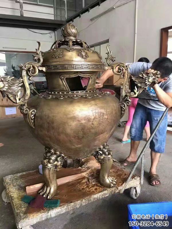 制作博山爐銅雕塑