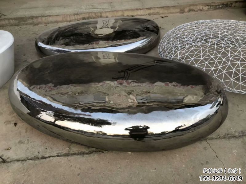 步行街坐凳雕塑，鍛造景觀雕塑，拋光方式