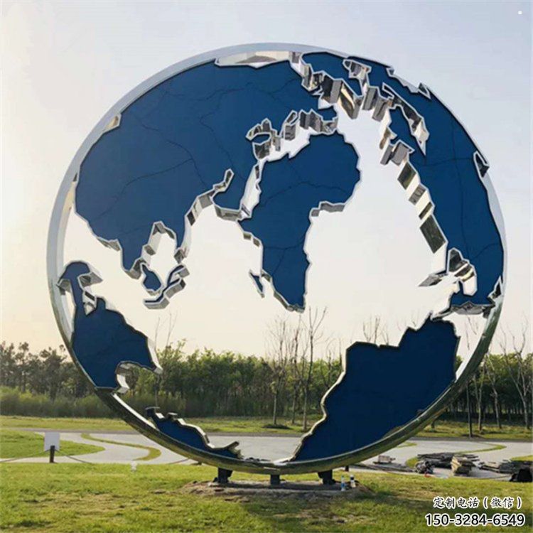 地圖雕塑定做，城區(qū)小品，不銹鋼地圖雕塑廠家定價