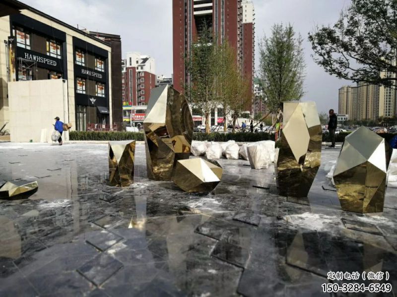 房地產石塊雕塑