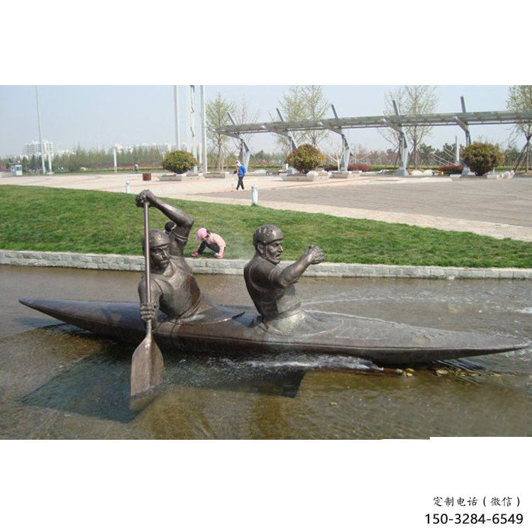 龍舟雕塑定做，村標概念，廣場不銹鋼龍舟雕塑廠