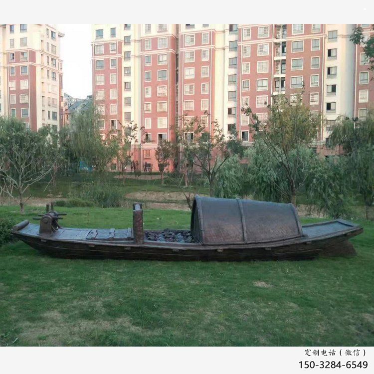 銅船雕塑生產商，城市雕塑，小船銅雕塑廠家常用