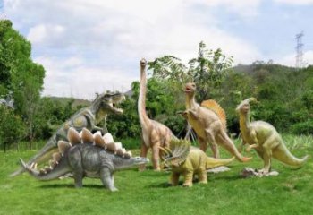 恐龍雕塑制造，歐式風(fēng)格，玻璃鋼恐龍雕塑供給