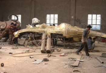 現代恐龍雕塑承接，歐式風格，廣場幾何恐龍雕塑精選