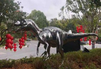 恐龍雕塑服務(wù)商，景觀雕塑，鏡面恐龍雕塑選定