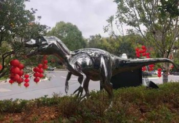 恐龍雕塑工廠標準，亮面藝術，景觀鏡面恐龍雕塑供應