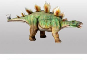 劍龍雕塑生產(chǎn)，動物雕塑，各類發(fā)聲恐龍雕塑定制