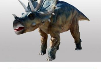 三角龍雕塑點(diǎn)擊，景觀雕塑，別墅發(fā)聲恐龍雕塑供求