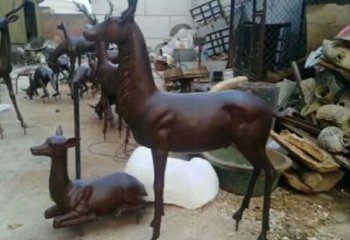 小鹿雕塑生產商，街頭藝術，藝術仿銅小鹿雕塑精選