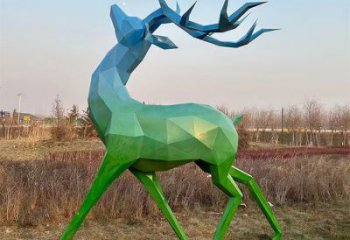景觀小鹿雕塑供需，廣場雕塑，烤漆小鹿雕塑定制