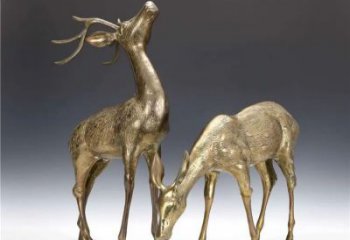 銅小鹿雕塑選用，景觀雕塑，鑄銅小鹿銅雕塑標(biāo)準(zhǔn)