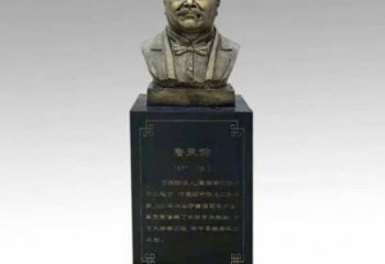 詹天佑人頭像雕塑