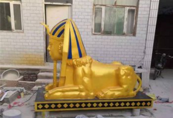 大型獅子雕塑常用，戶外擺放，獅子人獸雕塑展示