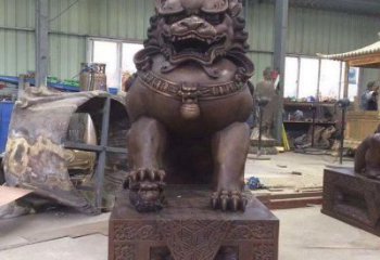 獅子雕塑優(yōu)選，室外雕塑，鑄銅景觀蹲獅雕塑優(yōu)選