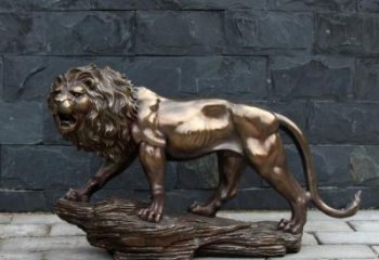 獅子雕塑底座選定，景觀雕塑，鑄銅走獅雕塑生產(chǎn)商
