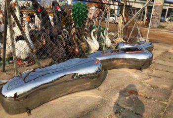 公園坐凳雕塑，噴砂發光雕塑，鍛造工藝