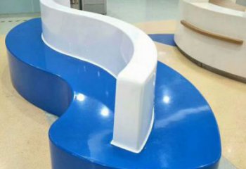 坐凳雕塑，幾何造型，幾何坐凳雕塑制作