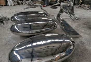 小區(qū)景觀(guān)石雕塑，拉絲景觀(guān)雕塑，抽象效果