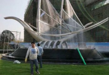 現(xiàn)代船艇雕塑