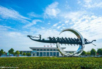 龍舟雕塑專供，鋼管組合，不銹鋼龍舟雕塑定做廠家