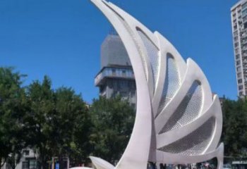 揚(yáng)帆遠(yuǎn)航雕塑精選，市標(biāo)雕塑，不銹鋼揚(yáng)帆遠(yuǎn)航雕塑觀賞型