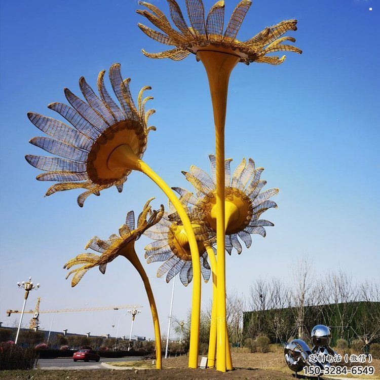 地產(chǎn)紫丁香雕塑提供，露天雕塑，紫丁香雕塑承接