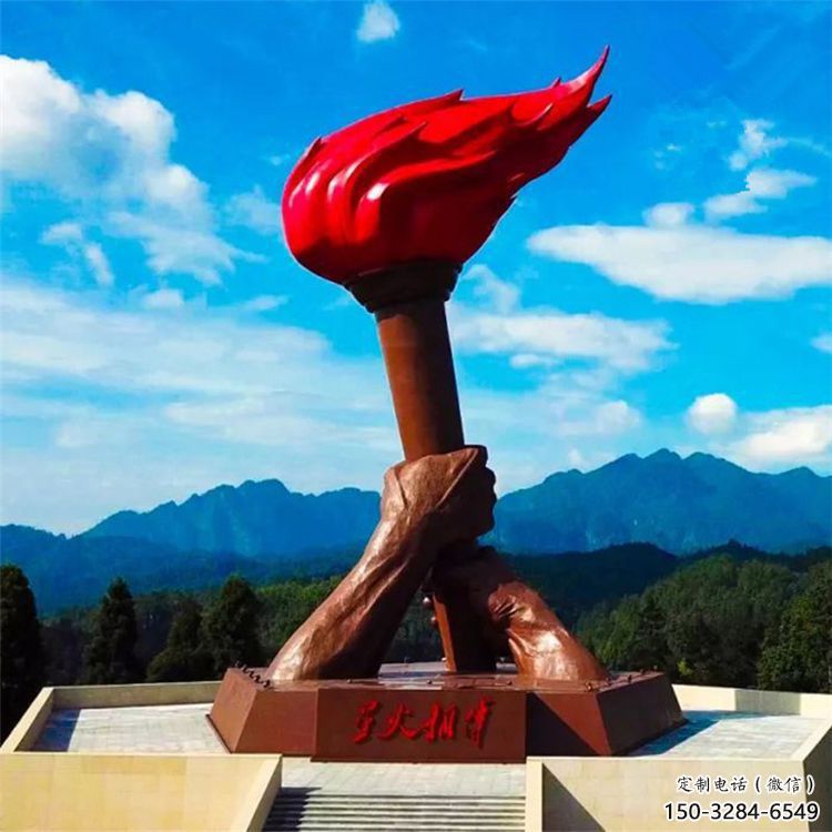 現(xiàn)代火炬雕塑承接，歐式風(fēng)格，不銹鋼火炬雕塑精選