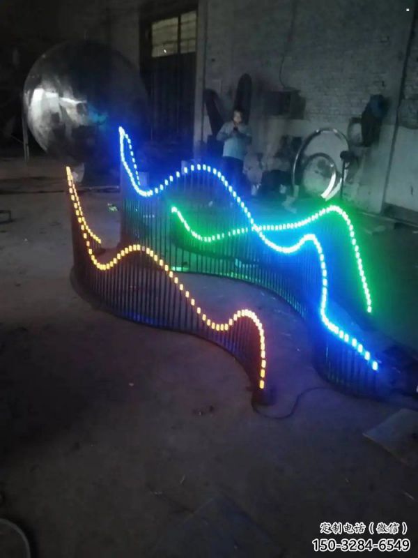 農村假山雕塑，鏤空景觀雕塑，抽象效果