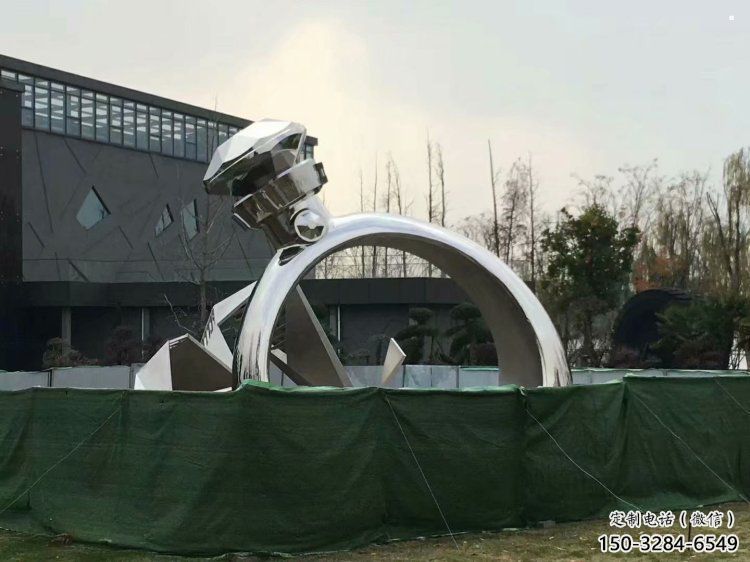 噴漆指環(huán)雕塑