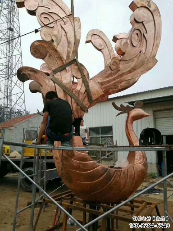 孔雀雕塑生產，戶外擺放，景觀銅孔雀雕塑精選