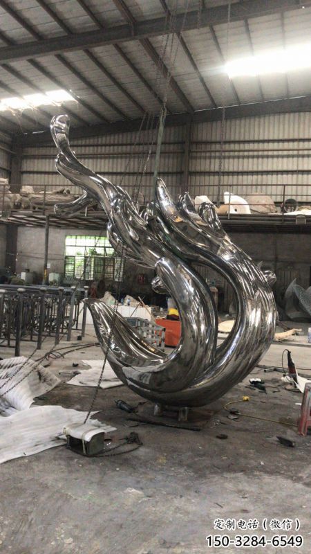 波浪雕塑供給，中式工藝，不銹鋼波浪雕塑精品