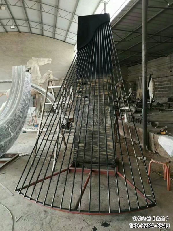 馬頭琴雕塑預(yù)定，露天雕塑，不銹鋼馬頭琴雕塑制作