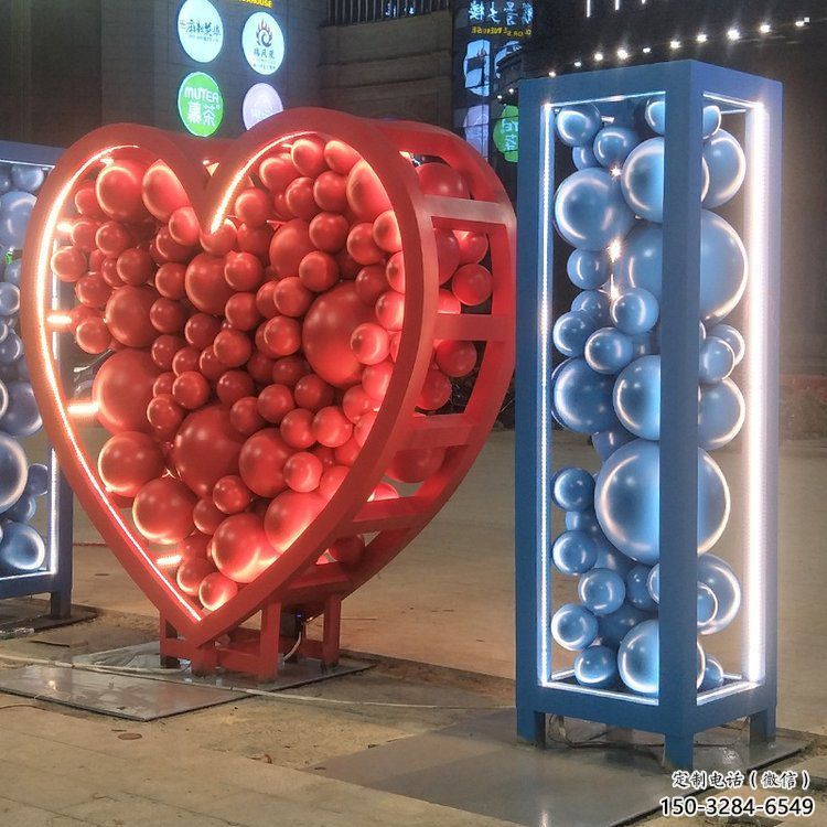 房地產(chǎn)Love雕塑精品，標(biāo)識(shí)雕塑，不銹鋼Love雕塑廠家供給