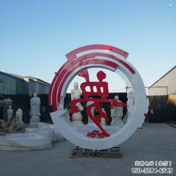 夢字雕塑標準，彩鋼制作，不銹鋼夢字雕塑優價