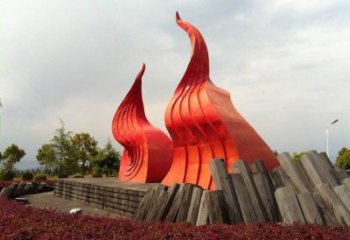 室內(nèi)火炬雕塑