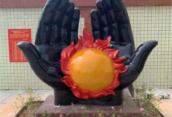 雕塑火球景觀制造，街景小品，景觀不銹鋼火球雕塑優價