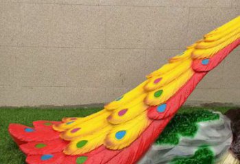 園林孔雀雕塑承接，公園雕塑，仿真孔雀雕塑定制