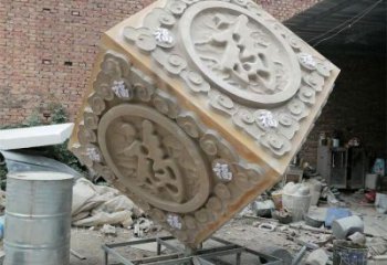 魔方雕塑訂做，多彩藝術，戶外字體魔方雕塑制造