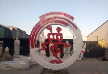 夢字雕塑擺件制造，標識擺件，不銹鋼夢字雕塑選定