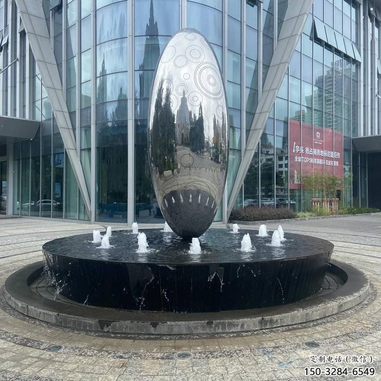 圓球雕塑通用，彩鋼制作，圓球噴泉雕塑廠家指用