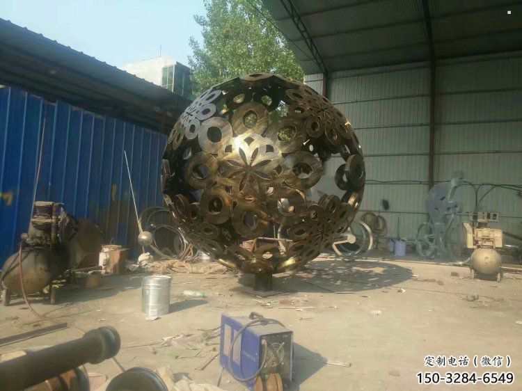 球體雕塑精選，美陳雕塑，不銹鋼球體雕塑通用
