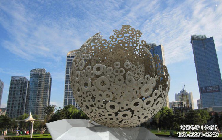 景觀球形雕塑供需，廣場雕塑，廣場鏤空球形雕塑選用