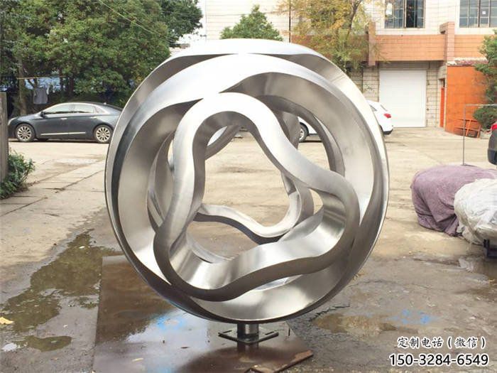 鏤空球雕塑服務(wù)商，城市裝飾，異形鏤空球雕塑供給