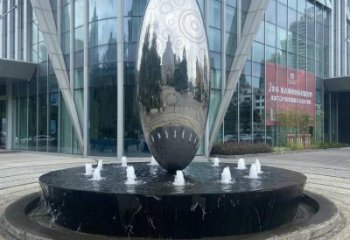 圓球雕塑通用，彩鋼制作，圓球噴泉雕塑廠家指用